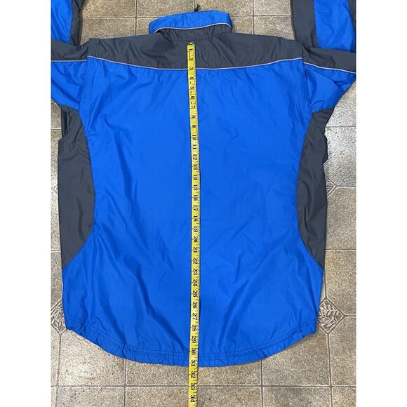 Helly Hansen Jacket Mens X-Large Blue Gray Full Zip Coat Removable Sleeves - Picture 7 of 14